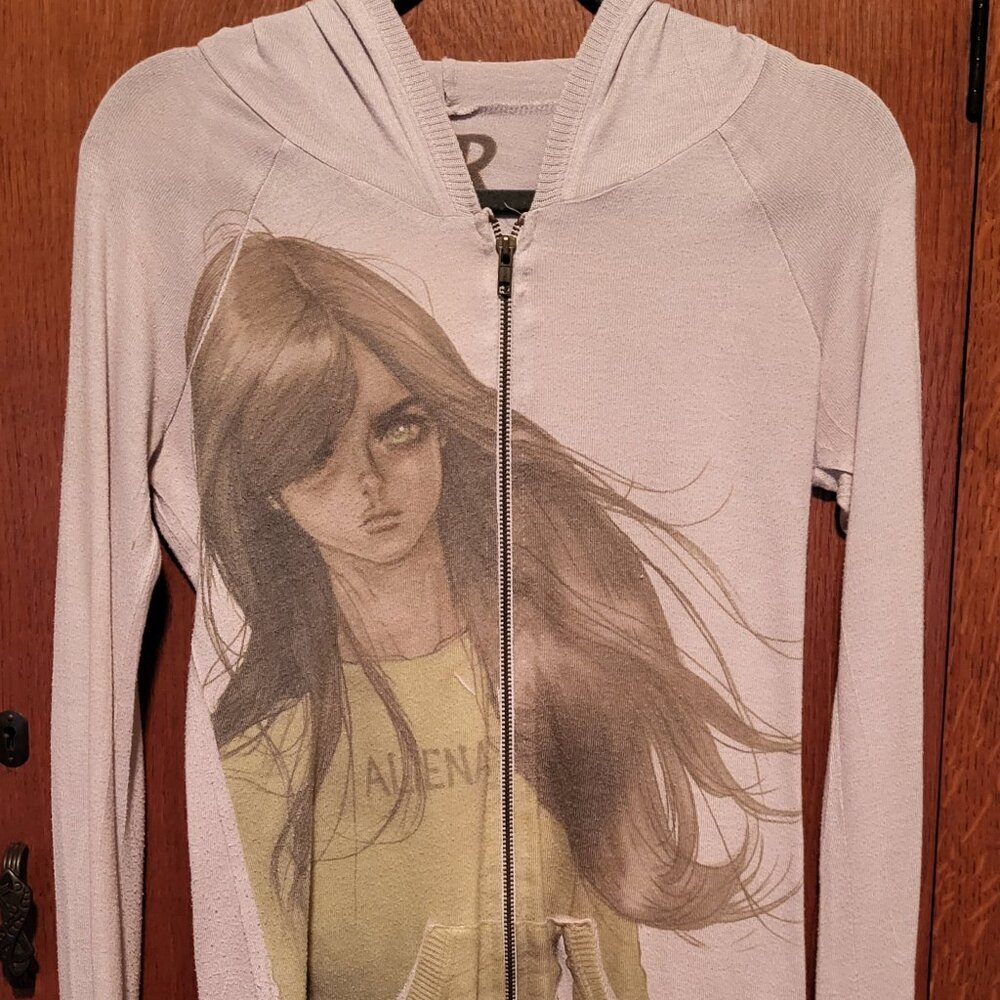 Alter Ego Lightweight Zip Up Hoodie - Size Medium